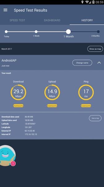 Meteor Test and Grade Your Speed Screenshot 2