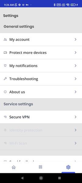 McAfee Security: Antivirus VPN Screenshot 3