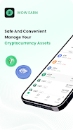 WOW EARN: BTC & Crypto Wallet Screenshot 8