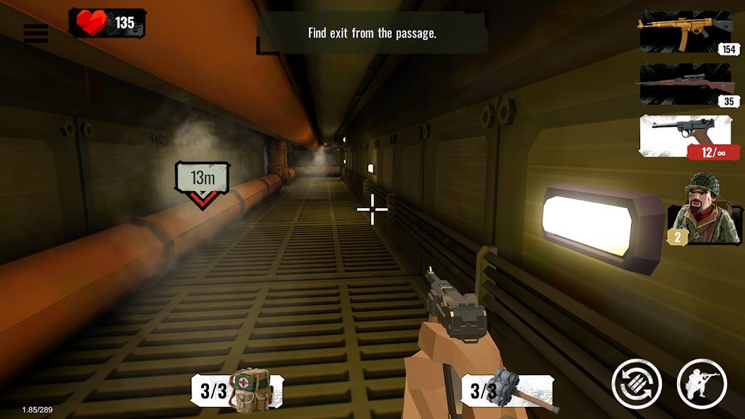 World War Polygon: WW2 shooter Mod Screenshot 1