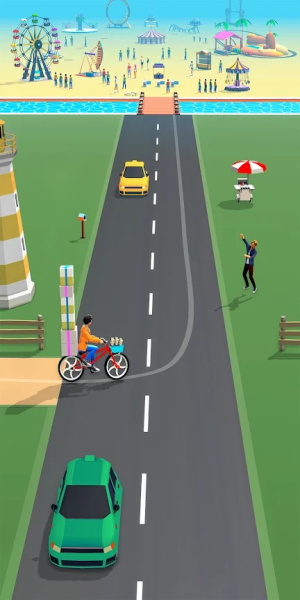 Paperboy Ticket Delivery Game Screenshot 1