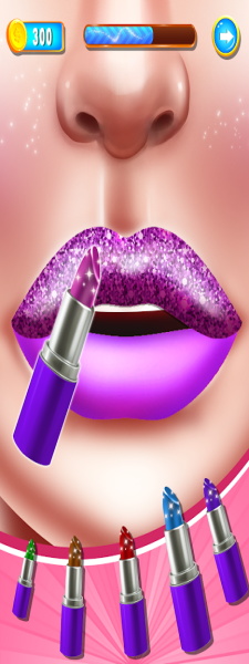 Lip Art Games: Lipstick Makeup Screenshot 1