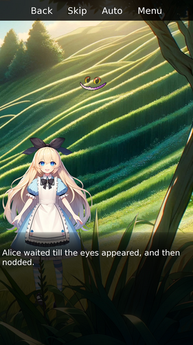 Alice in Wonderland Visual Novel Screenshot 2