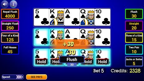 Video Poker: Multi Hand Screenshot 4