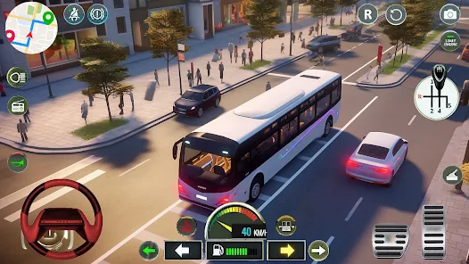 Bus Simulator Game Bus Game 3D Screenshot 1