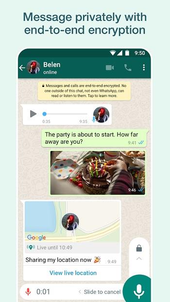 WhatsApp Messenger Screenshot 2