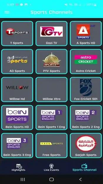 Sportzify TV Screenshot 2