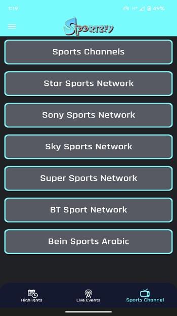 Sportzify TV Screenshot 3