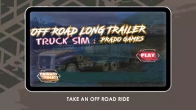 Offroad Long Trailer Truck Sim Screenshot 1