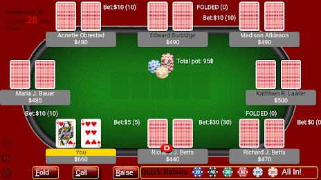 Texas Holdem Poker - Offline C Screenshot 5
