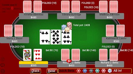 Texas Holdem Poker - Offline C Screenshot 4