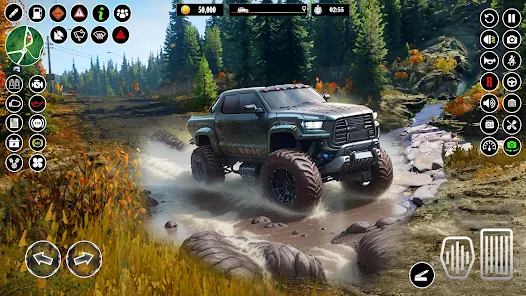 Offroad 4x4 Jeep Rally Driving Screenshot 2