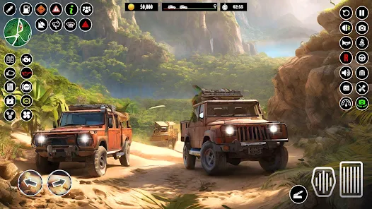 Offroad 4x4 Jeep Rally Driving Screenshot 1