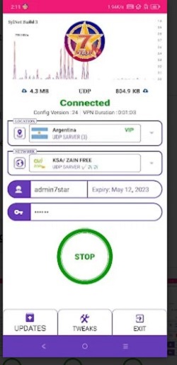7 STAR PRO - Safe & Secure VPN Screenshot 1