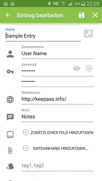 Keepass2Android Screenshot 1