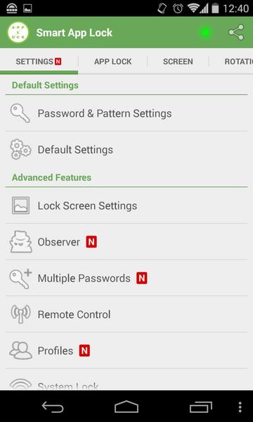 Smart App Lock Screenshot 1