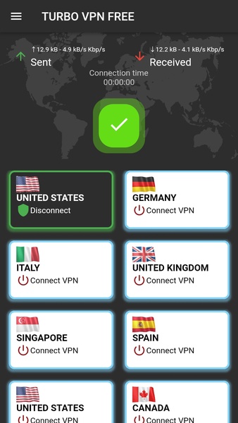 Turbo VPN Free Screenshot 3