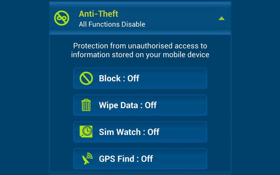 eScan Mobile Security Screenshot 3