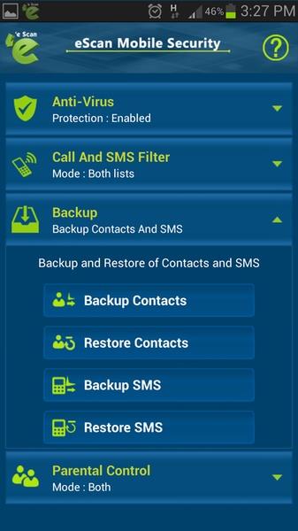 eScan Mobile Security Screenshot 6