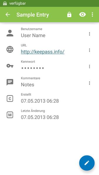 Keepass2Android Screenshot 5