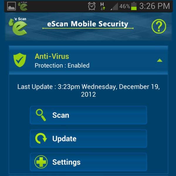 eScan Mobile Security Screenshot 5