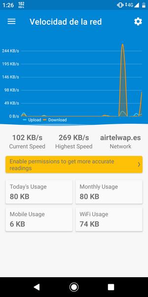 Speed Indicator - Network Speed Screenshot 1
