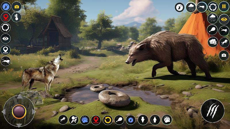 Wolf Simulator: Wild Wolf Game Screenshot 6