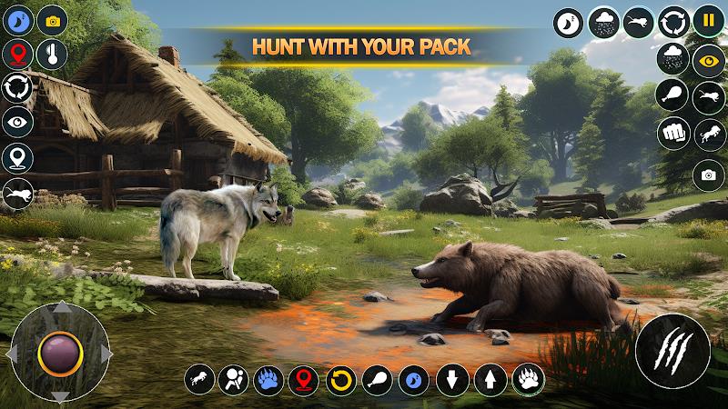 Wolf Simulator: Wild Wolf Game Screenshot 17