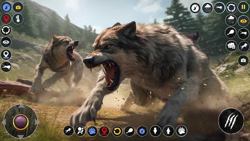 Wolf Simulator: Wild Wolf Game Screenshot 4