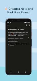 Notes - Pin to notification Screenshot 2