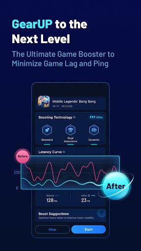 GearUP Game Booster: Lower Lag (MOD) Screenshot 1