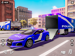 US Police Car Transporter Game Screenshot 20