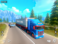 US Police Car Transporter Game Screenshot 7