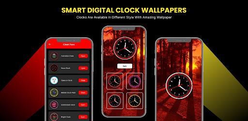 Digital Clock 4K Wallpapers HD Screenshot 7