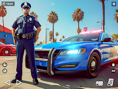 US Police Car Transporter Game Screenshot 5