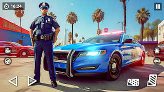 US Police Car Transporter Game Screenshot 1