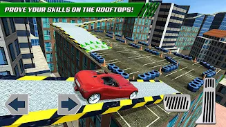 Roof Jumping Car Parking Games Screenshot 3
