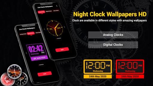Digital Clock 4K Wallpapers HD Screenshot 12