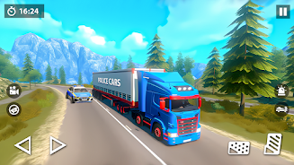 US Police Car Transporter Game Screenshot 21