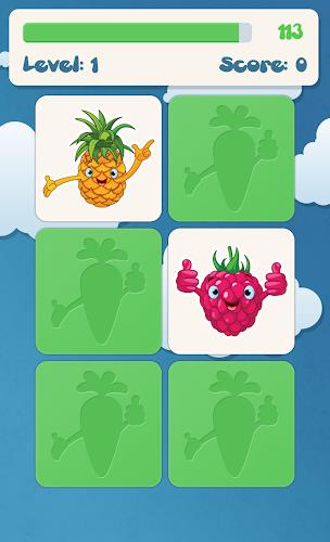 Fruits Memory Game for kids Screenshot 2