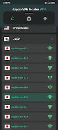 Japan VPN Master - VPN Proxy Screenshot 2