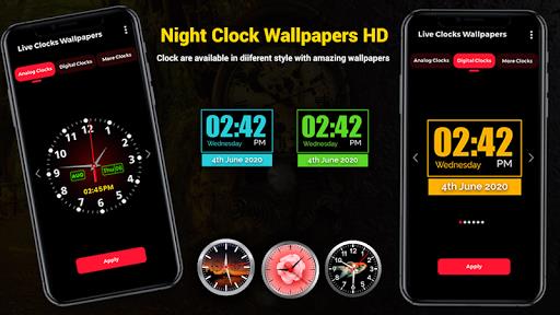 Digital Clock 4K Wallpapers HD Screenshot 13
