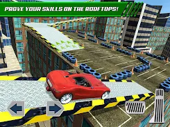 Roof Jumping Car Parking Games Screenshot 2