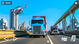 US Police Car Transporter Game Screenshot 12