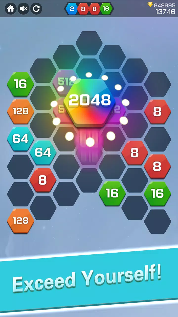 Merge Block Puzzle - 2048 Hexa Screenshot 4