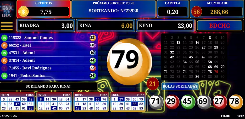 Bingo Keno Legal Screenshot 2