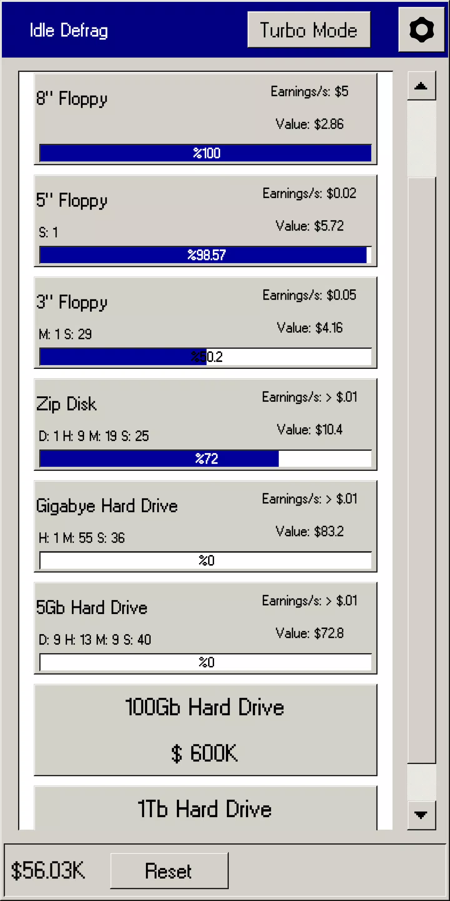 Idle Defrag Screenshot 1