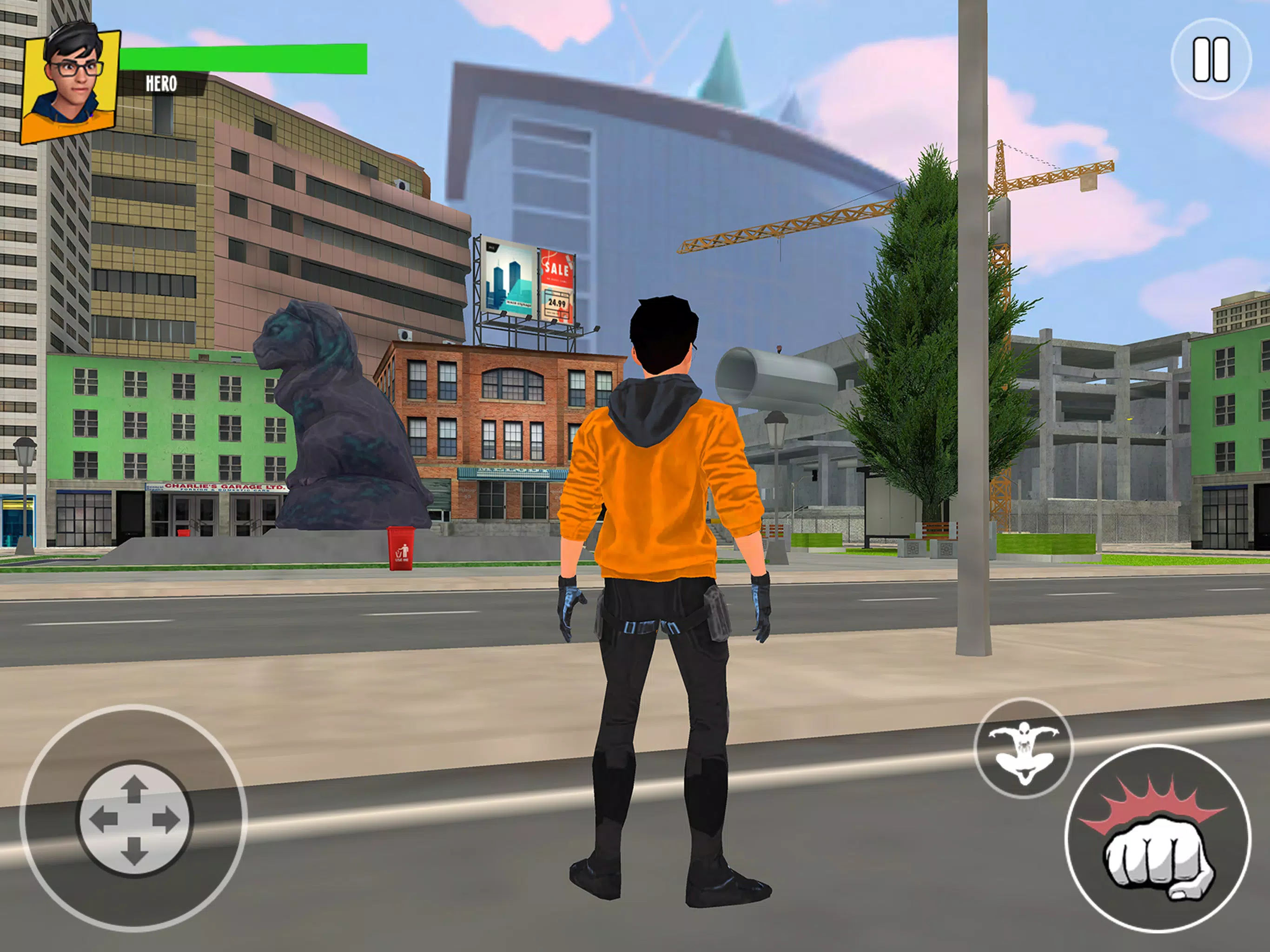 Spider Hero Rope Fighting Game Screenshot 4