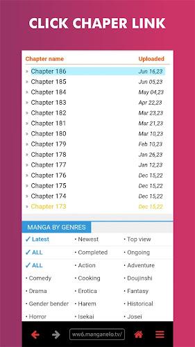 Manganelo - Manga Reader Screenshot 4