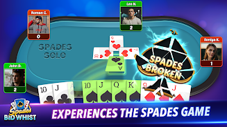 Spades: Bid Whist Classic Game Screenshot 3